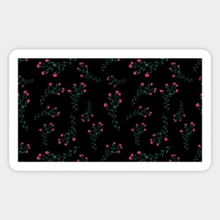 Pink Berries Patterns Magnet